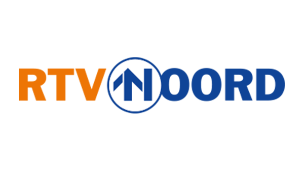 Logo regionale televisie- en radio-omroep RTV Noord op een transparante achtergrond - 600 * 337 pixels 
